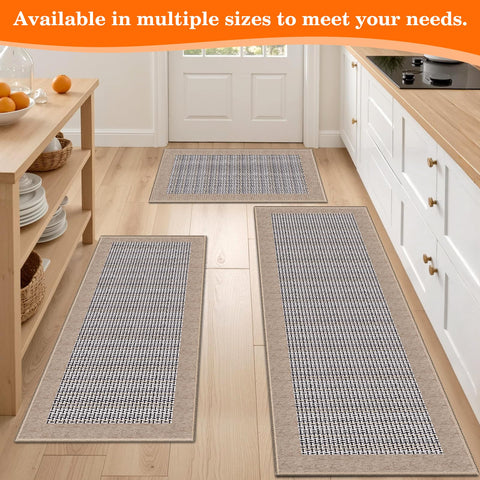 StepRite absorbent kitchen rug shields floors from spills and drops