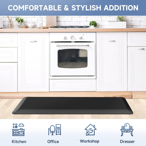 StepRite durable high-traffic mat withstands daily kitchen activity.