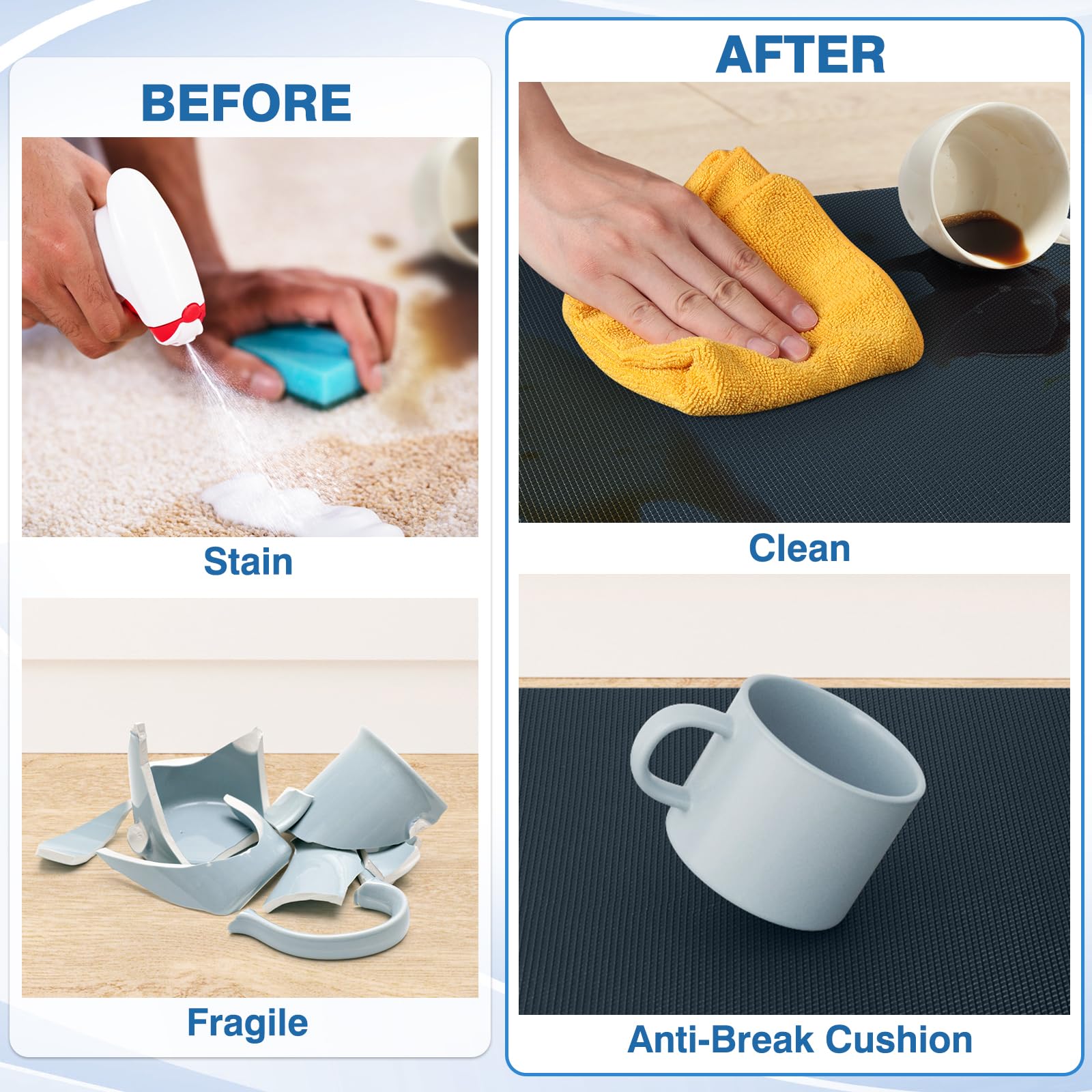 StepRite kitchen mat durable material maintains shape for long lasting use