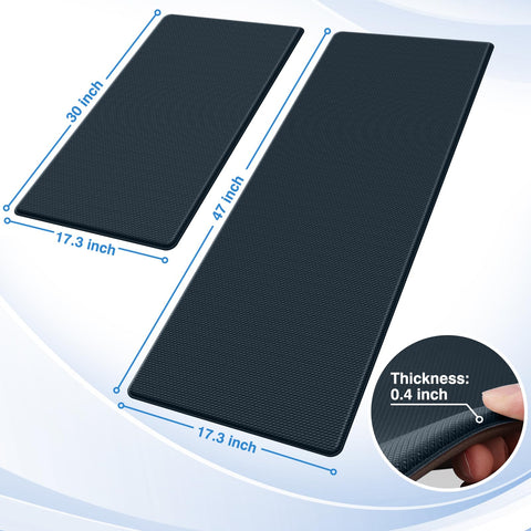 StepRite kitchen mat non-slip backing keeps it secure on wood, tile, and ceramic floors