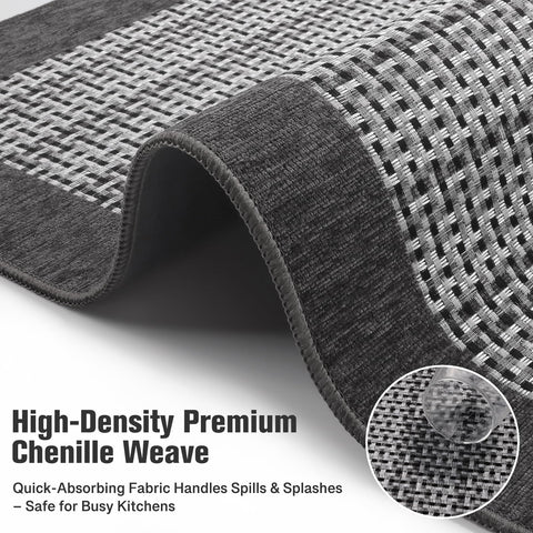 StepRite mat with rubber backing provides stable placement on clean floors