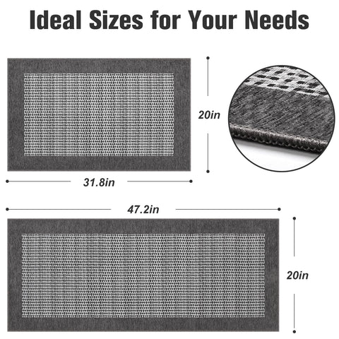 StepRite chenille kitchen mat offers soft underfoot comfort during cooking