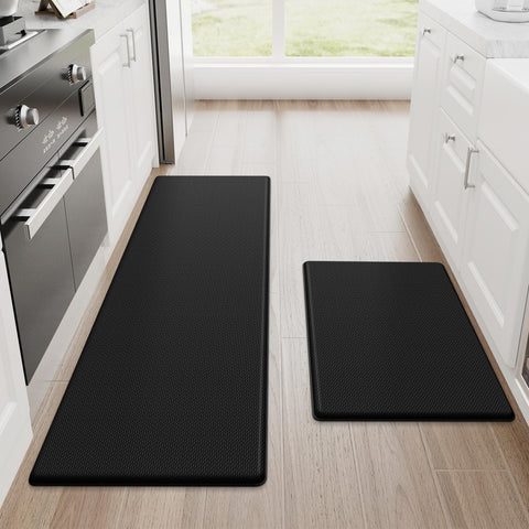 StepRite cushioned anti-fatigue kitchen mat supports feet during long prep sessions.