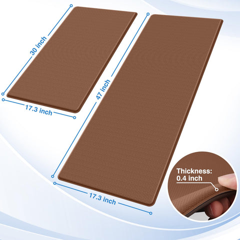 StepRite cushioned anti-fatigue mat relieves foot strain during cooking