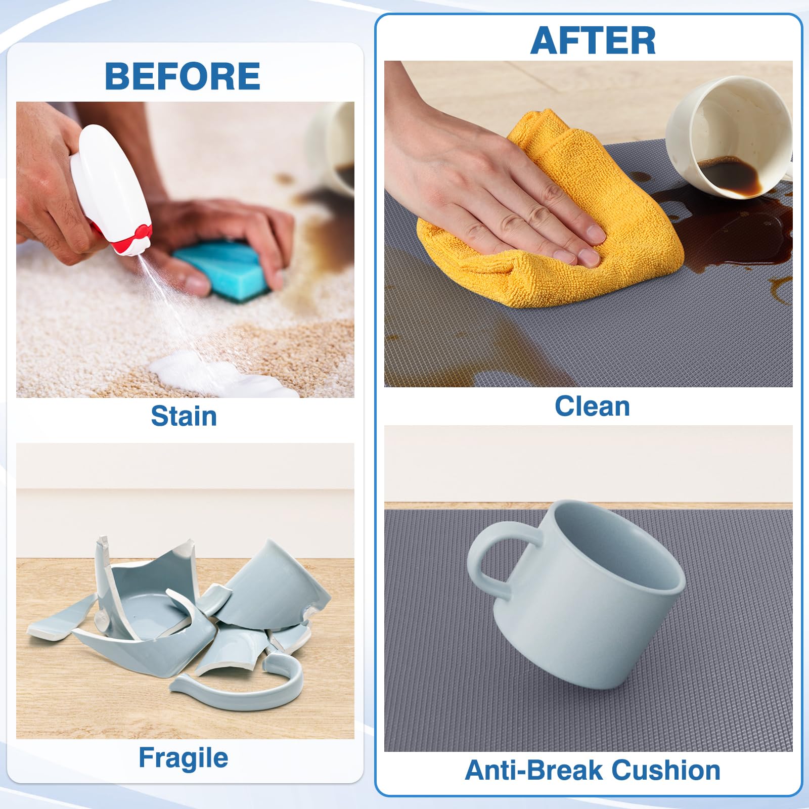 StepRite mat crafted from durable material maintaining shape over time