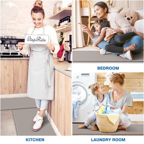 StepRite durable material maintains shape for long-term kitchen use.