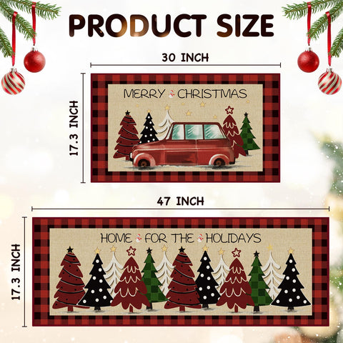 StepRite non-slip backside keeps mats securely in place on slick kitchen floors.