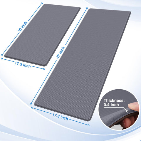 StepRite mat showing non-slip backing on tile floors for stability
