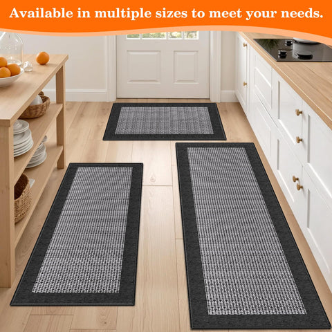 StepRite kitchen rug anti-slip backing protects floors and reduces slips.