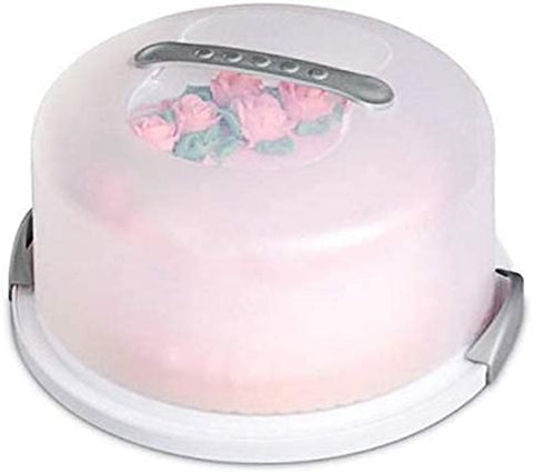 Sterilite cake server is top-rack dishwasher safe for quick cleanup