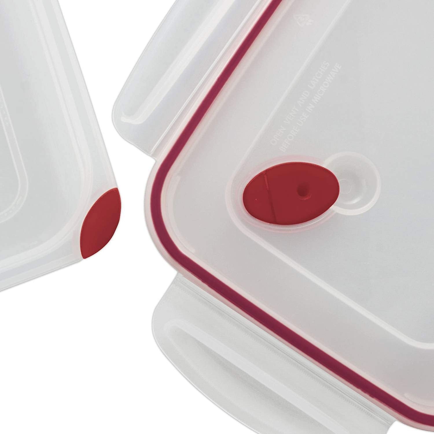 Close-up of Sterilite Ultra-Seal 4-latch lid showing secure seal.