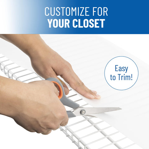 Sterling Shelf Liner 30-gauge polypropylene provides sturdy, durable protection.