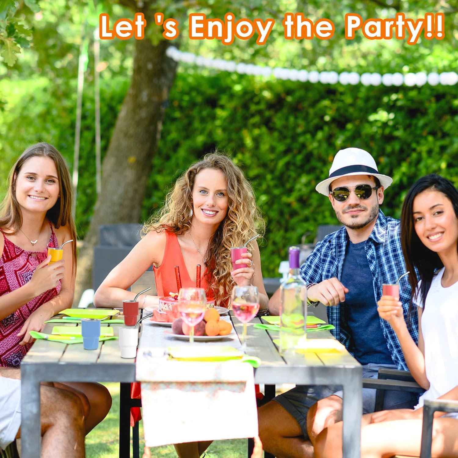 STFALI portable cute shot glasses for travel, camping, and social moments