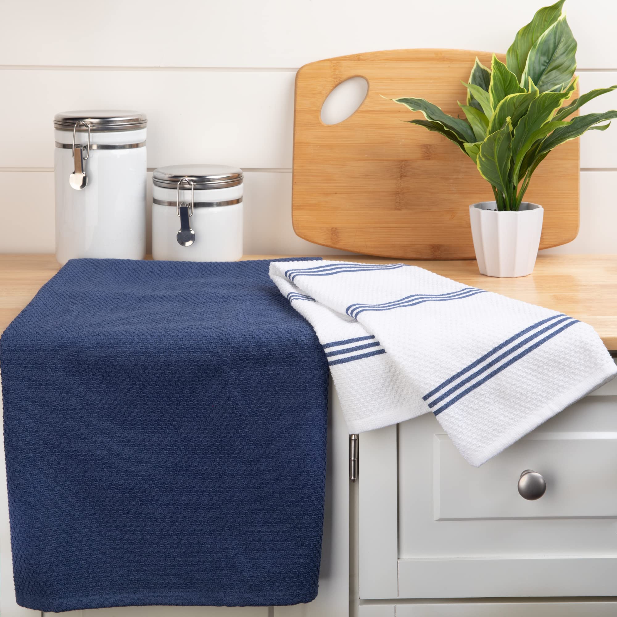 Sticky Toffee towels show popcorn terry texture absorbing water quickly
