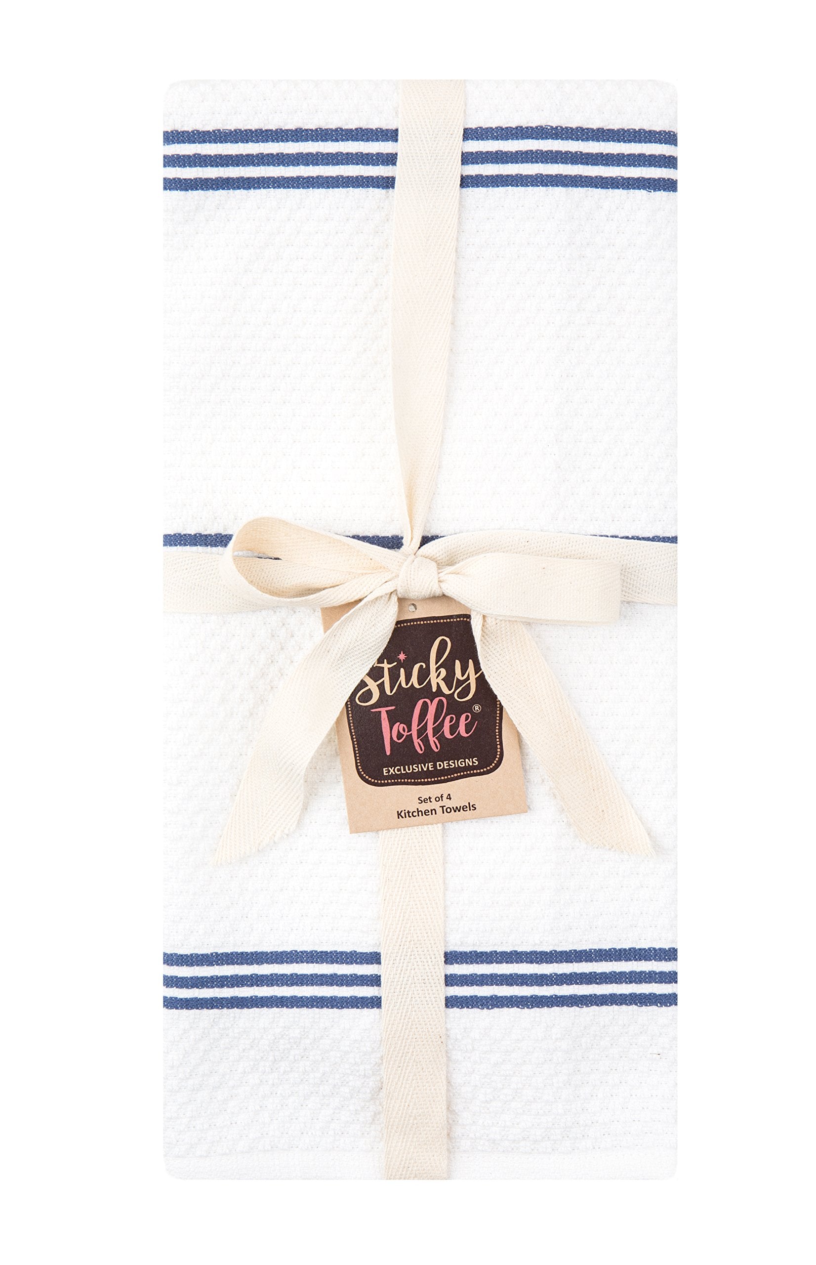 Sticky Toffee towels ideal for cleaning and drying dishes and counters in the kitchen