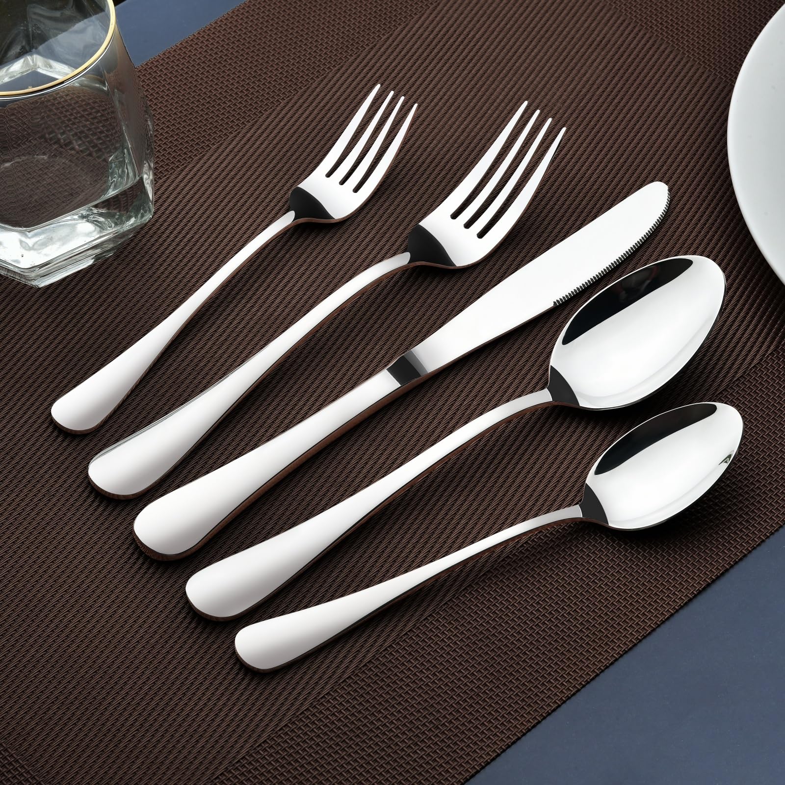 STILLOYE dinner spoons 8-piece with smooth handle