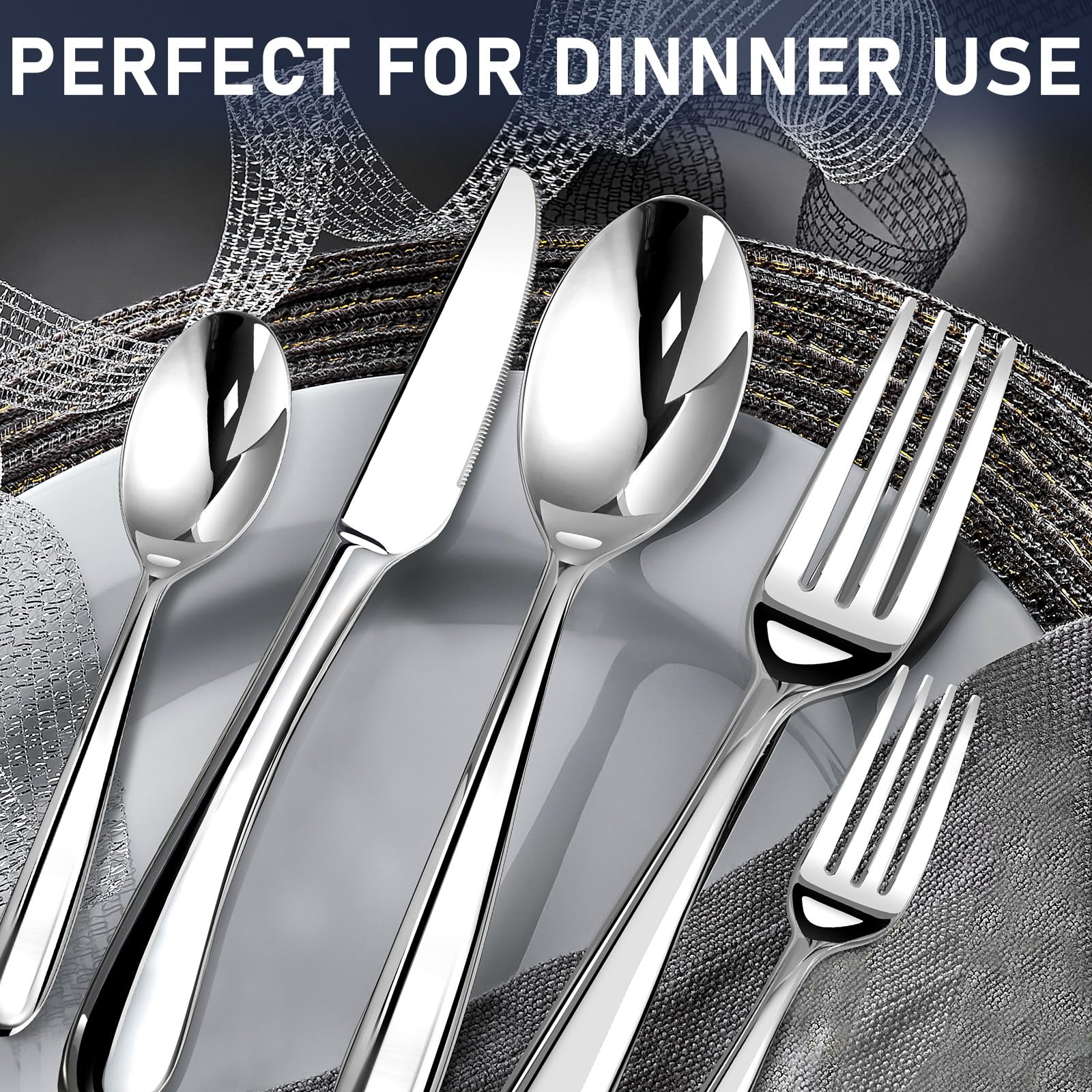 Stilloye ergonomic design handle demonstrates comfortable grip during everyday dining.