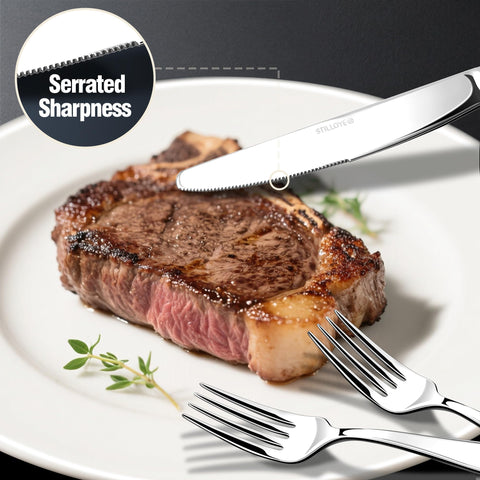 Stilloye teaspoons with refined edge for precise stirring and sipping