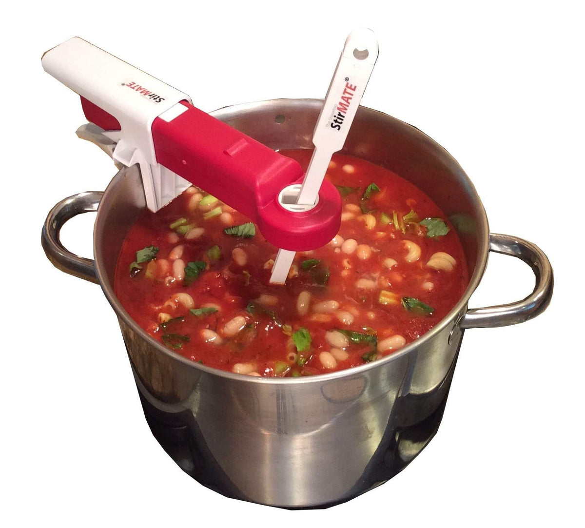StirMATE Gen3 automatic stirrer on counter for effortless stirring