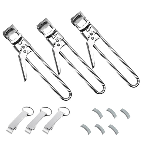 Stitokg 3-pack jar opener with adjustable grip enables easy lid removal at home