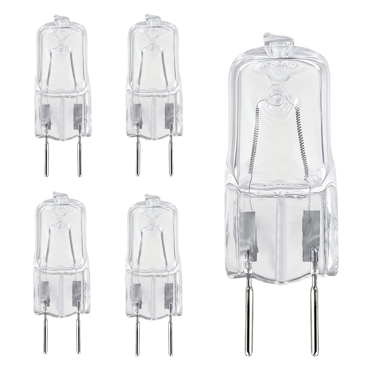 Stitokg 5-pack WB02X35488 halogen bulbs deliver bright, steady light for clear food visibility.