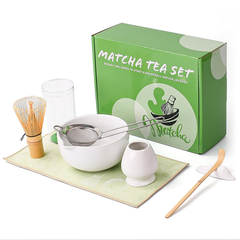 Stngun Matcha Set bowl with glossy glaze for easy cleaning and smooth tea.