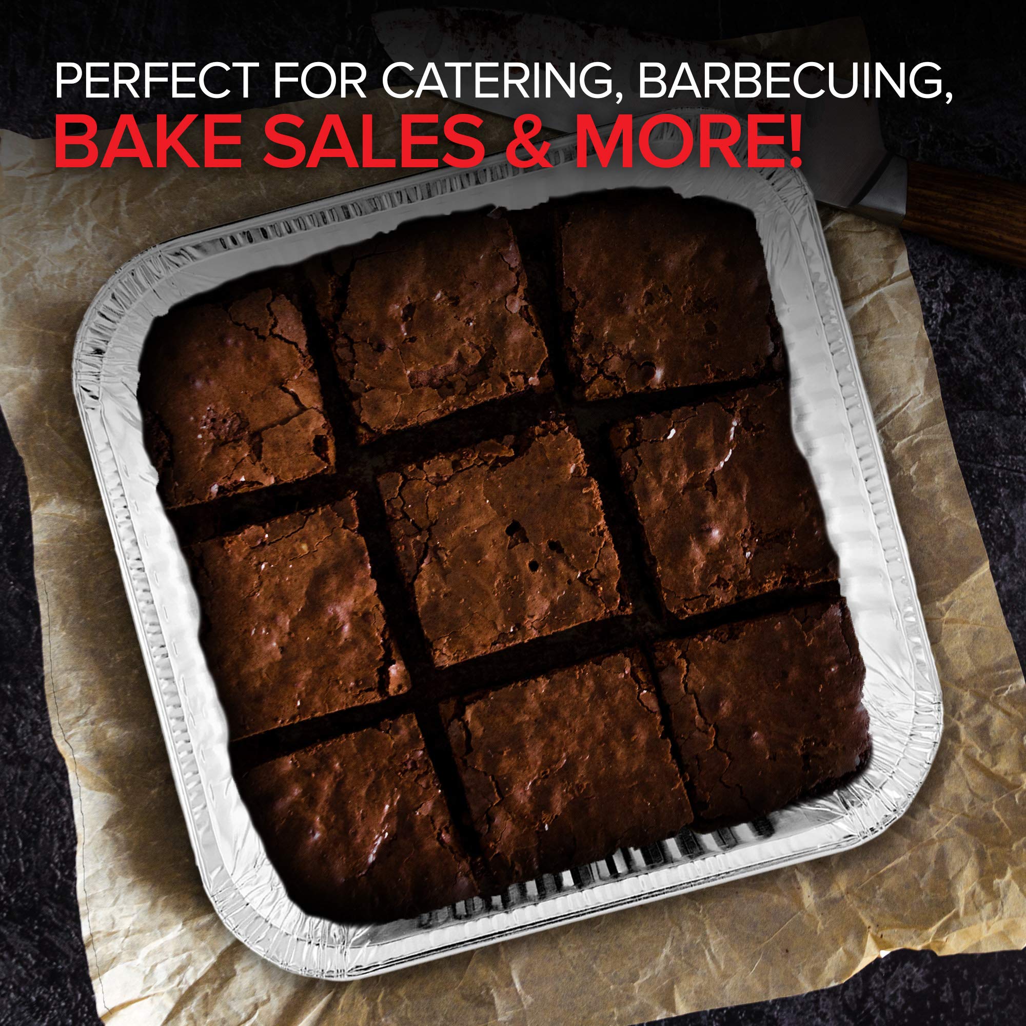 Stock Your Home value pack of 20 pans with lids enables versatile cooking and portioning