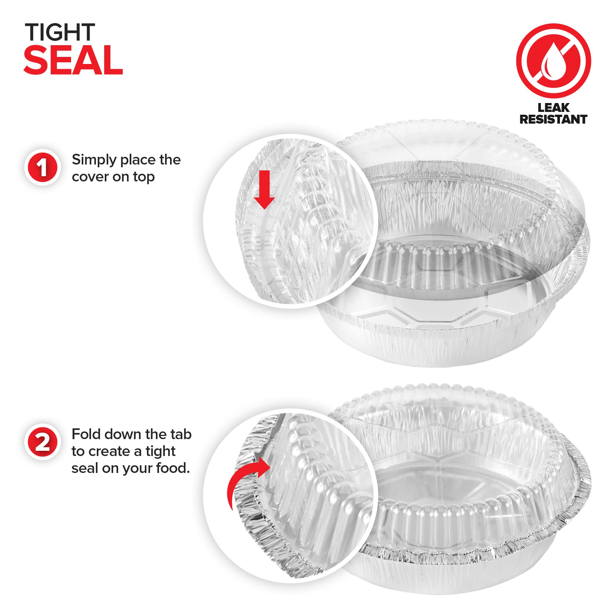 Stock Your Home 2inch-deep pans, perfect for single portions and leftovers.