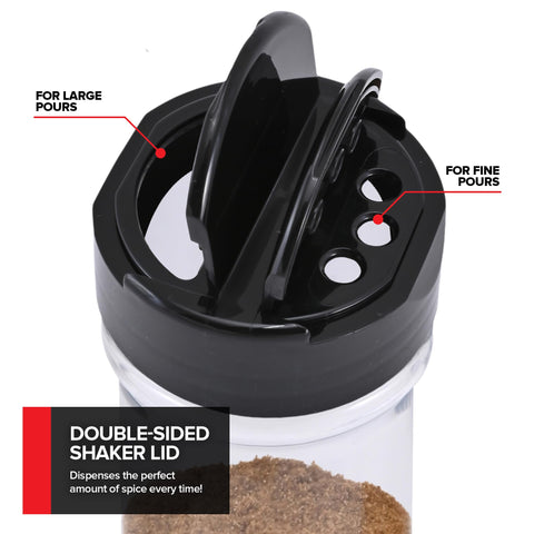 Stock Your Home bulk pack of spice jars ideal for bulk spices and crafts.