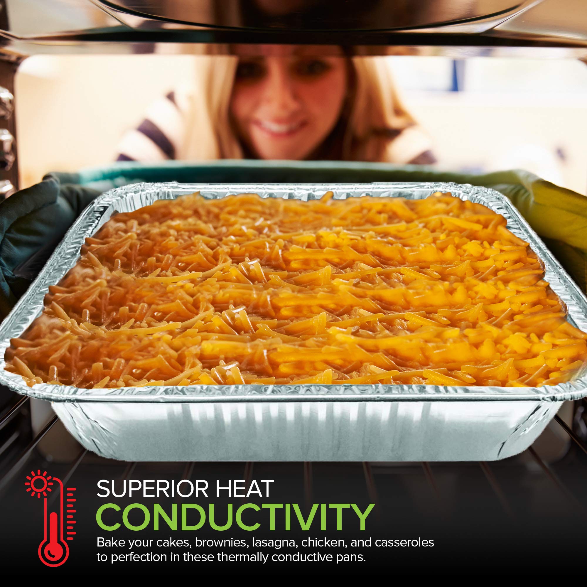 Stock Your Home 9x9 pans ideal for lasagna and casseroles