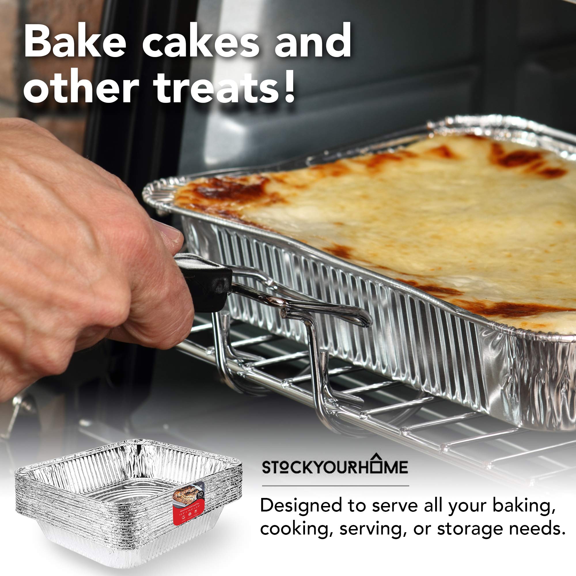 Stock Your Home bake-and-serve pans streamline prep to plate workflow.