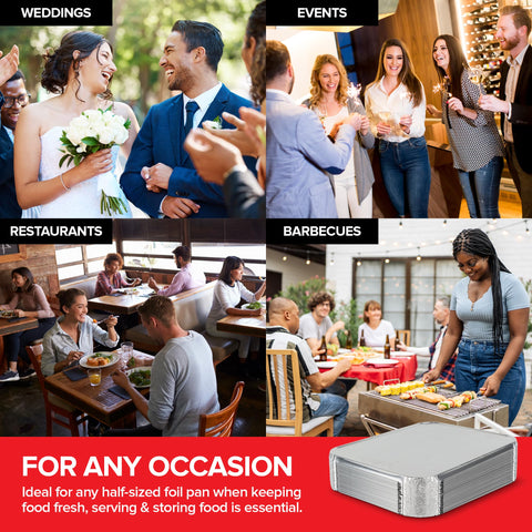 Stock Your Home bulk lids for transport storage simplify catering setups.