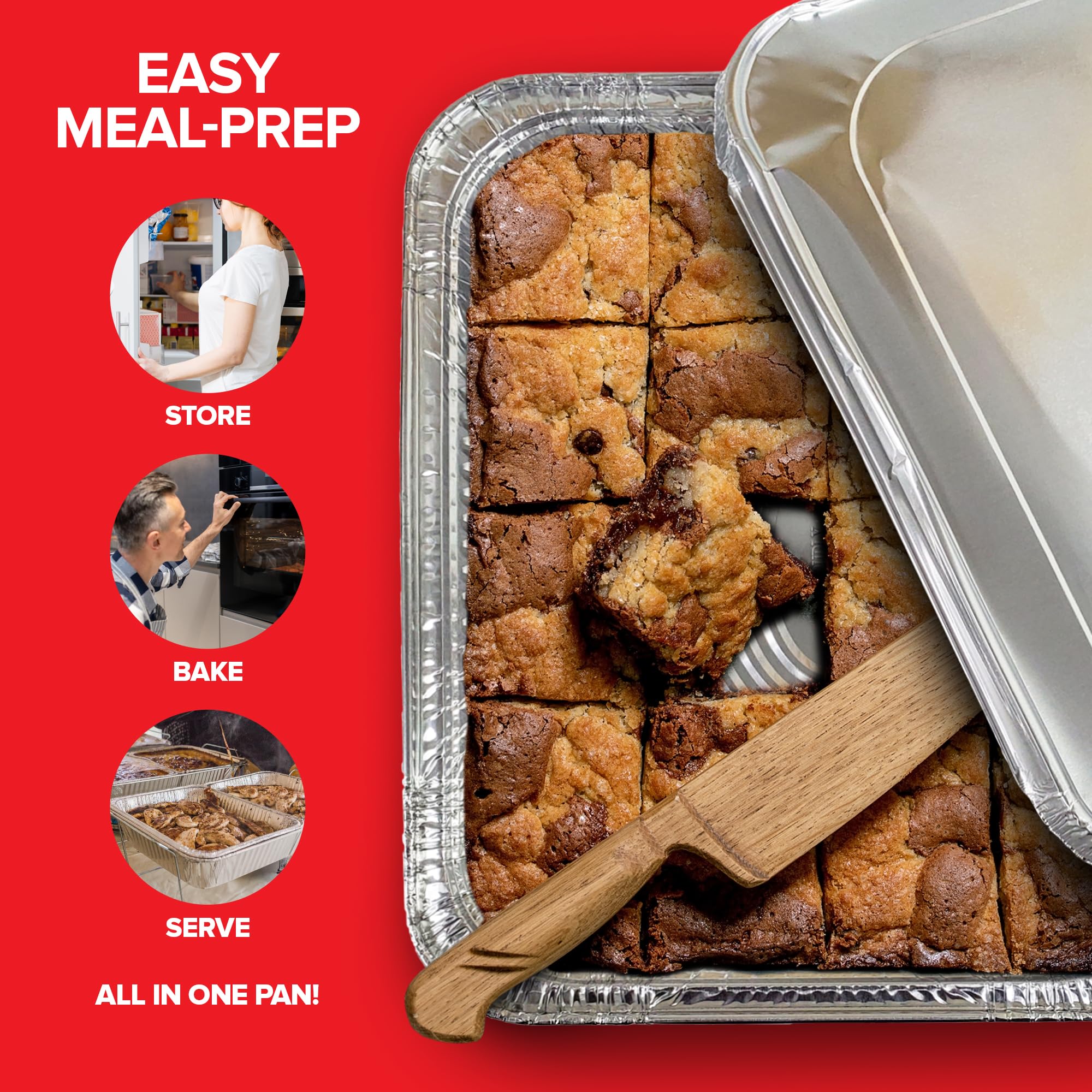Stock Your Home catering pans for events offer simple serving and cleanup.