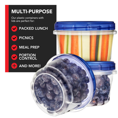 Stock Your Home dishwasher-safe plastics ease cleanup after meals