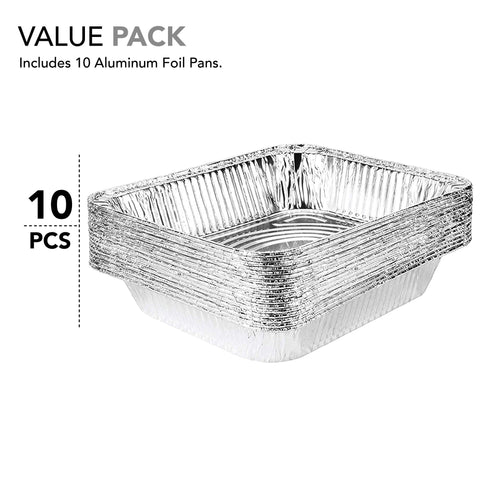 Stock Your Home durable aluminum pan for oven, freezer, and quick cleanup