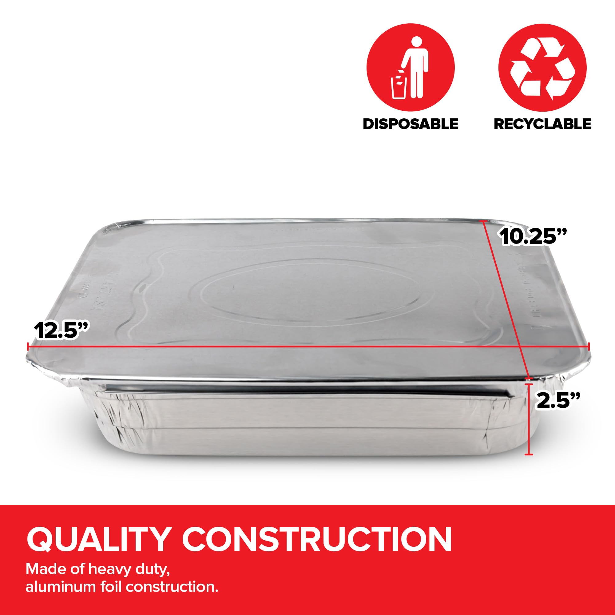 Stock Your Home 9x13 pans go from freezer to oven with ease.