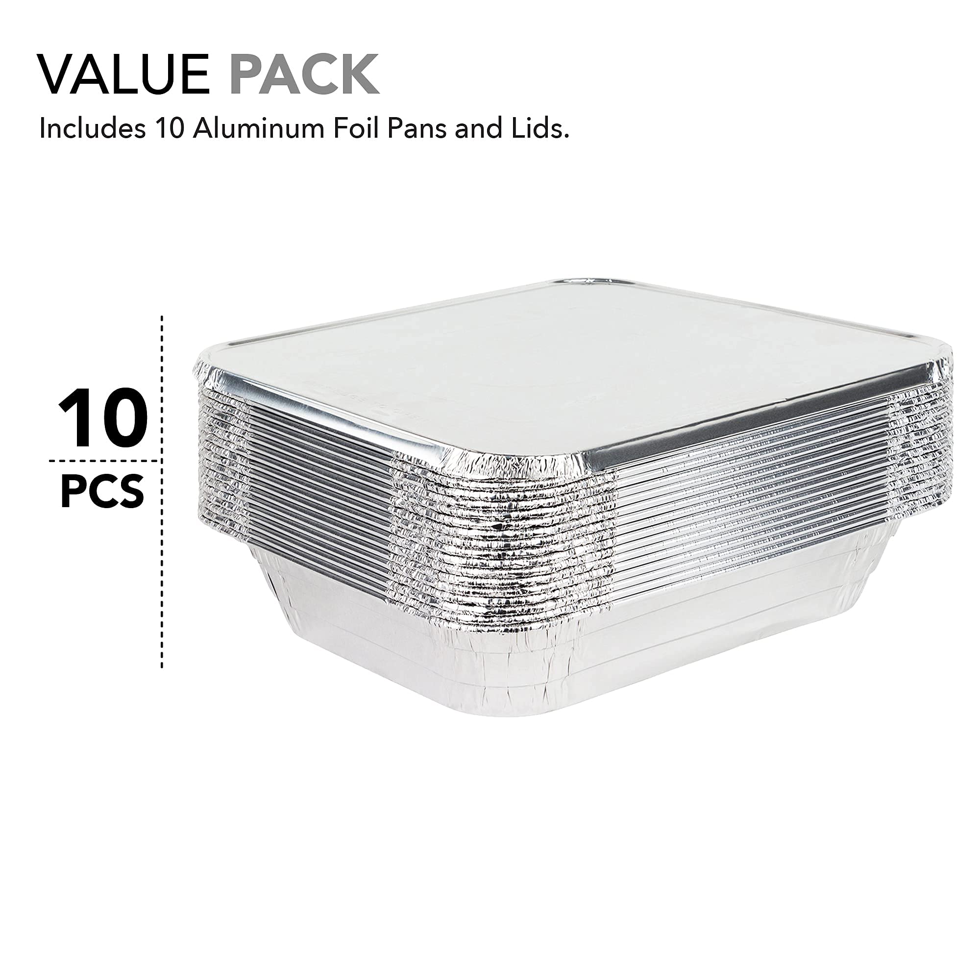 Stock Your Home half-size pans for catering, perfect for organized buffet displays.