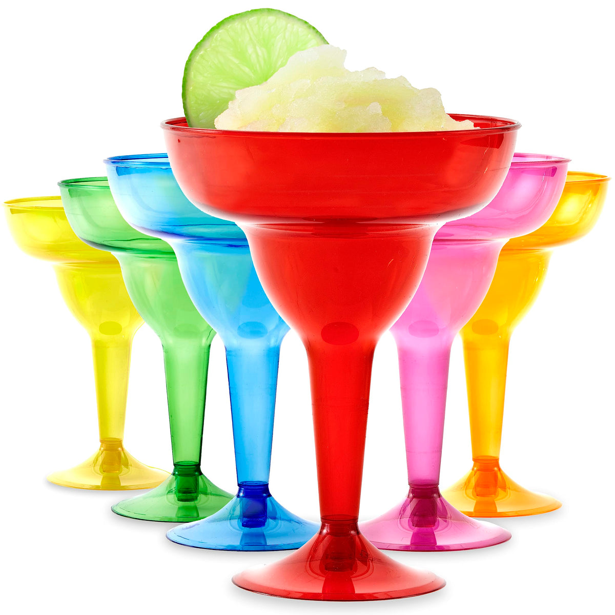 Stock Your Home red 12oz margarita glass for festive cocktails
