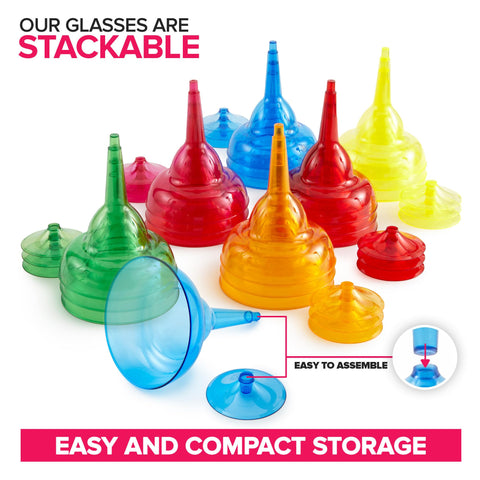 Stock Your Home yellow 12oz margarita glass for bright celebrations