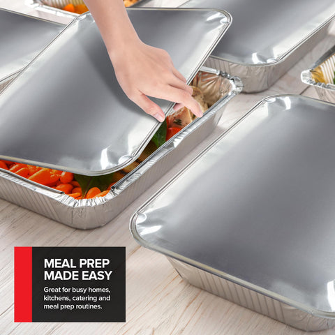 Stock Your Home sheet cake lasagna lid protects baked dishes during transport.