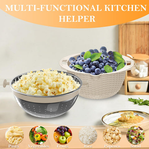 Stockpot dishwasher-safe kitchen set for easy cleanup after cooking sessions.