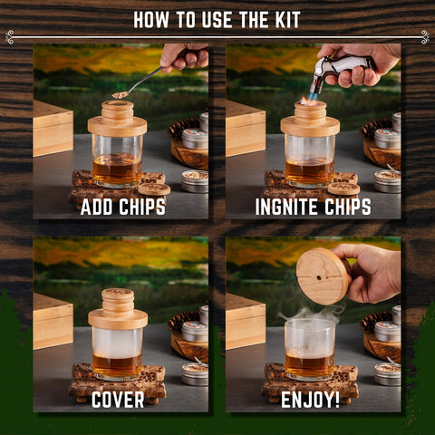 StoneValley Hickory chips for bold, robust bourbon infusions