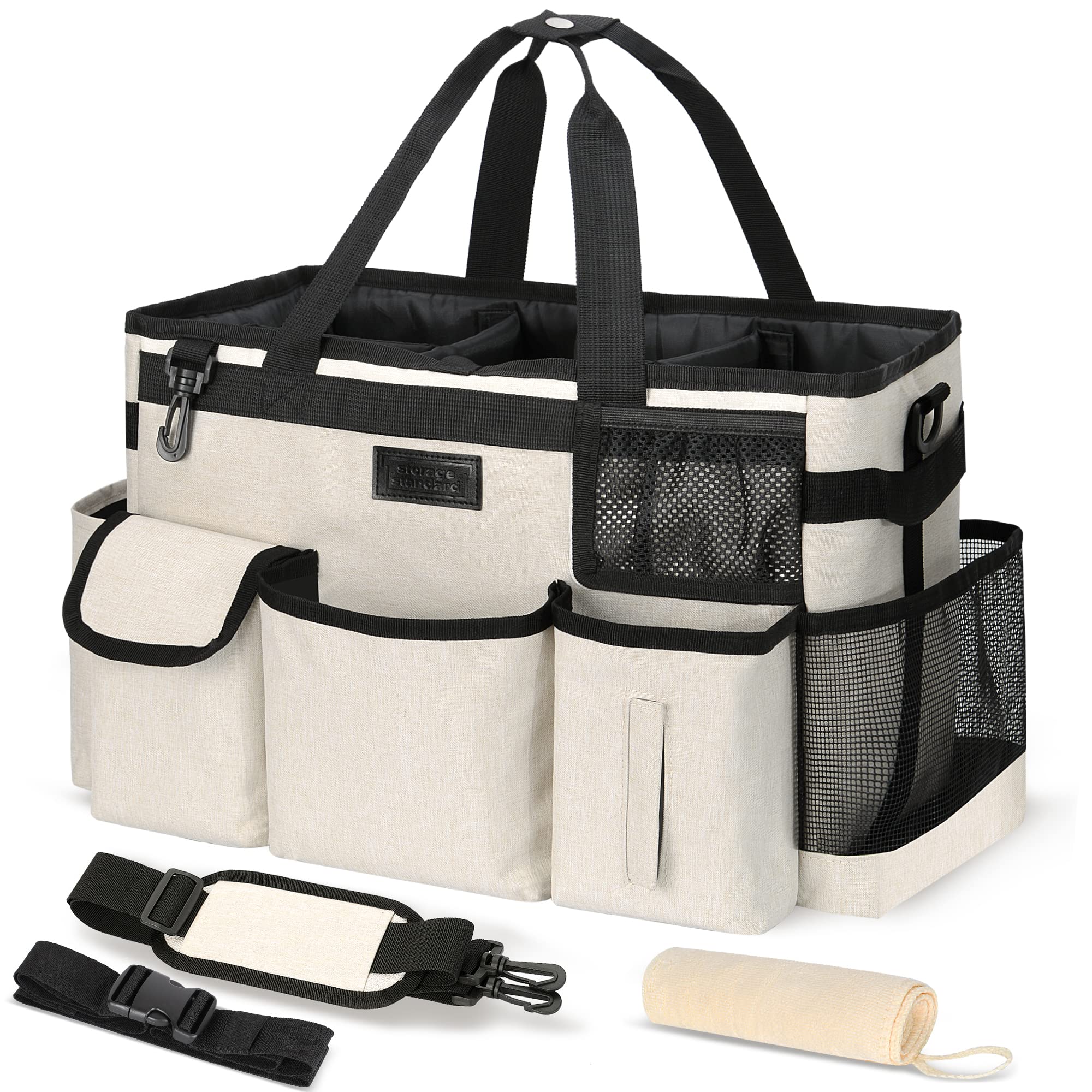 Storage Standard Cleaning Caddy with handle showing large carry capacity for supplies