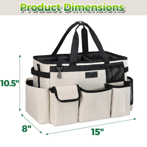 Storage Standard cleaning caddy with removable inserts creating five compartments