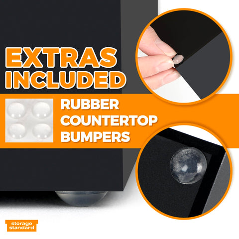 Storage Standard multifold towel dispenser top view, easy access and clutter-free counters