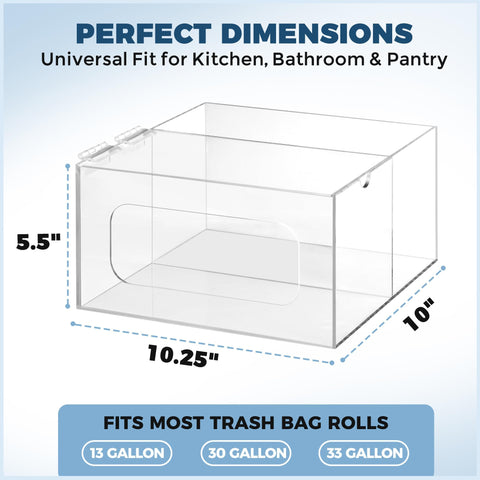 Storage Standard stackable lid design saves vertical space with other organizers
