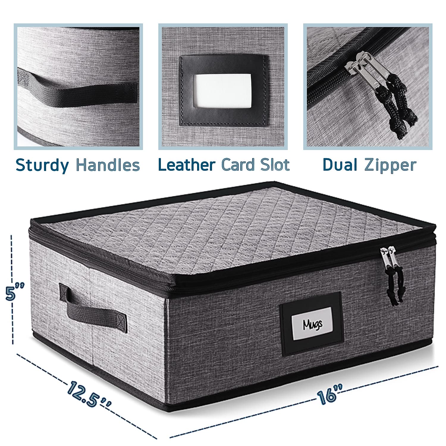 StorageBud padded protection for cups, ideal for stackable, space-saving kitchen storage.