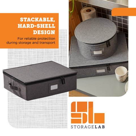 StorageLAB easy-grip textured handle enhances carrying comfort.