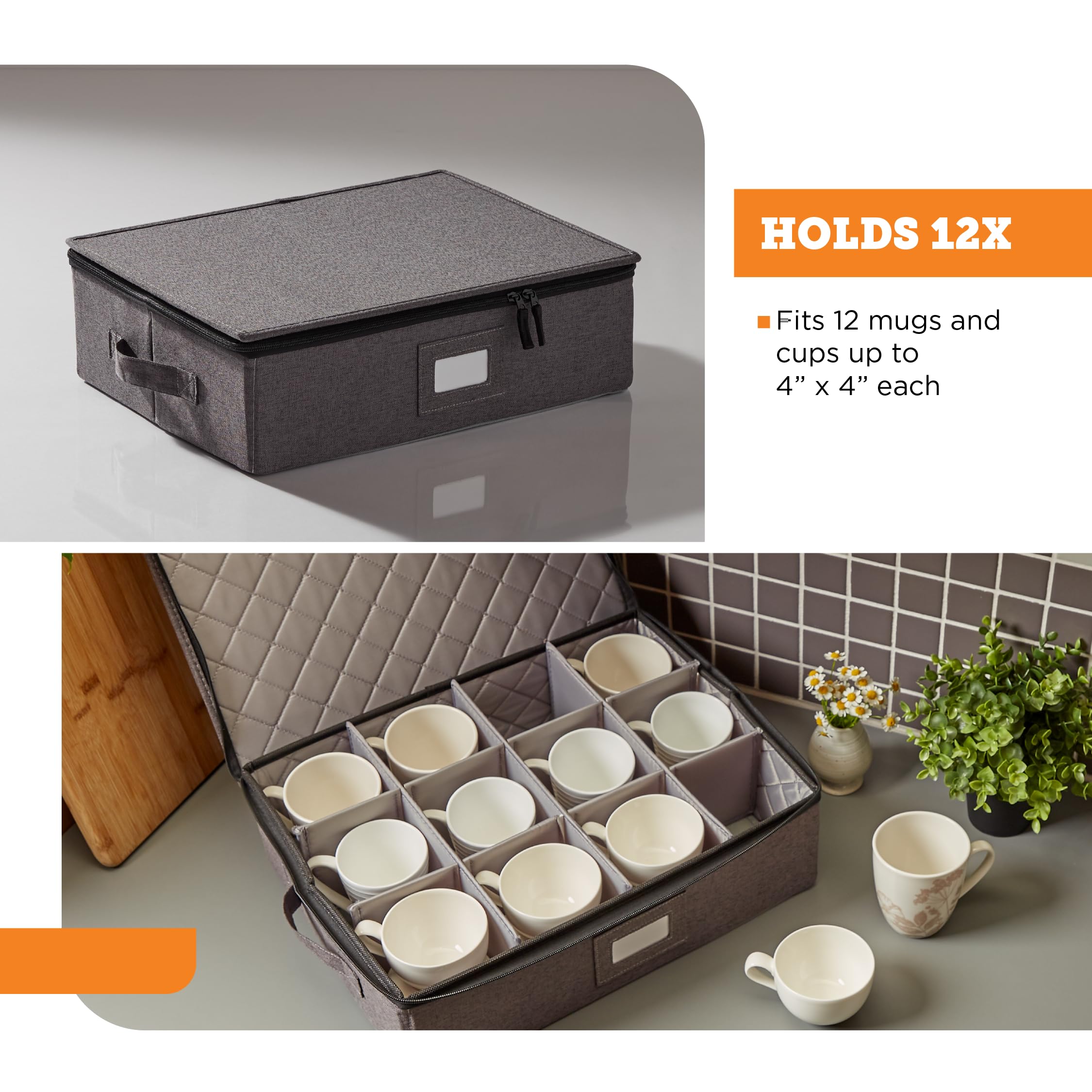 StorageLAB top-loading design simplifies loading and unloading delicate glassware.