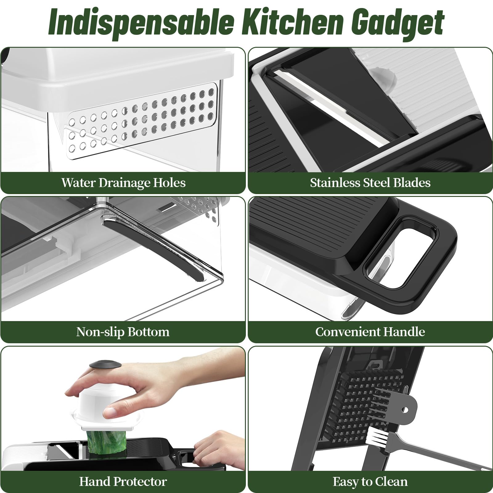 StoreHappily non-slip base keeps the device steady on the counter.